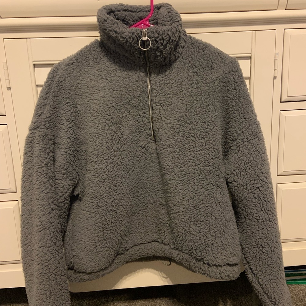 Sherpa Cropped 1/4 Zip